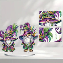 Load image into Gallery viewer, Handmade Cute Party Gnome Desktop Diamond Art Kits for Home Office Room Decor

