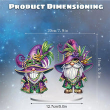 Load image into Gallery viewer, Handmade Cute Party Gnome Desktop Diamond Art Kits for Home Office Room Decor
