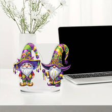Load image into Gallery viewer, Handmade Cute Party Gnome Desktop Diamond Art Kits for Home Office Room Decor
