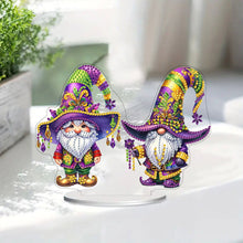 Load image into Gallery viewer, Handmade Cute Party Gnome Desktop Diamond Art Kits for Home Office Room Decor

