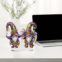 Load image into Gallery viewer, Handmade Cute Party Gnome Desktop Diamond Art Kits for Home Office Room Decor
