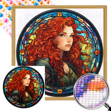 Load image into Gallery viewer, AB Diamond Painting - Full Round - redhead glass art (40*40CM)
