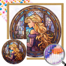 Load image into Gallery viewer, AB Diamond Painting - Full Round - goldilocks glass art (40*40CM)
