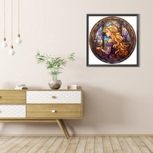 Load image into Gallery viewer, AB Diamond Painting - Full Round - goldilocks glass art (40*40CM)
