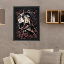 Load image into Gallery viewer, Diamond Painting - Full Round - rose girl (30*40CM)
