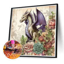Load image into Gallery viewer, Diamond Painting - Full Round - white dragon (40*40CM)
