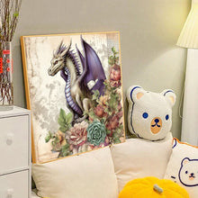 Load image into Gallery viewer, Diamond Painting - Full Round - white dragon (40*40CM)
