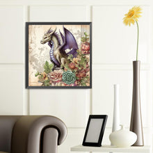 Load image into Gallery viewer, Diamond Painting - Full Round - white dragon (40*40CM)
