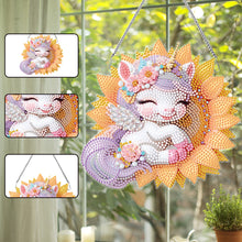 Load image into Gallery viewer, Acrylic Single-Side Unicorn Diamond Painting Hanging Pendant for Home Wall Decor
