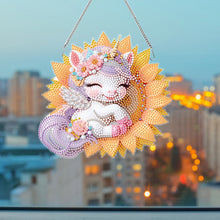 Load image into Gallery viewer, Acrylic Single-Side Unicorn Diamond Painting Hanging Pendant for Home Wall Decor
