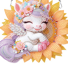 Load image into Gallery viewer, Acrylic Single-Side Unicorn Diamond Painting Hanging Pendant for Home Wall Decor
