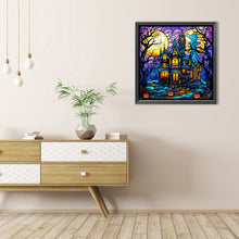 Load image into Gallery viewer, AB Diamond Painting - Full Round - castle glass art (40*40CM)
