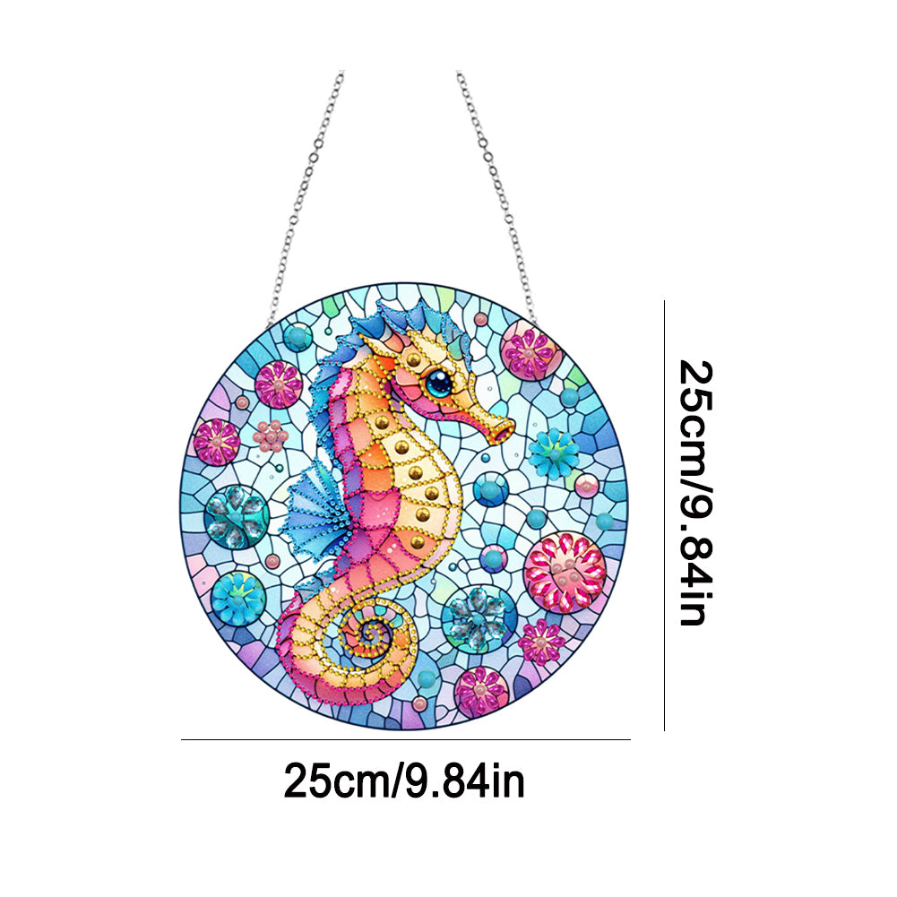 Animal Diamond Painting Suncatcher DIY Diamond Painting Kit for Home Wall Decor