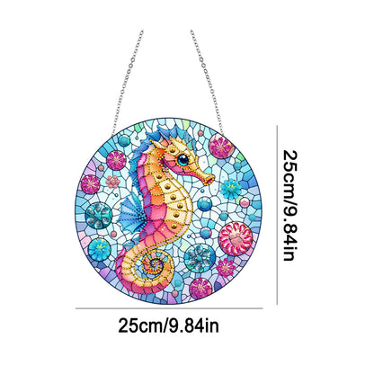 Animal Diamond Painting Suncatcher DIY Diamond Painting Kit for Home Wall Decor