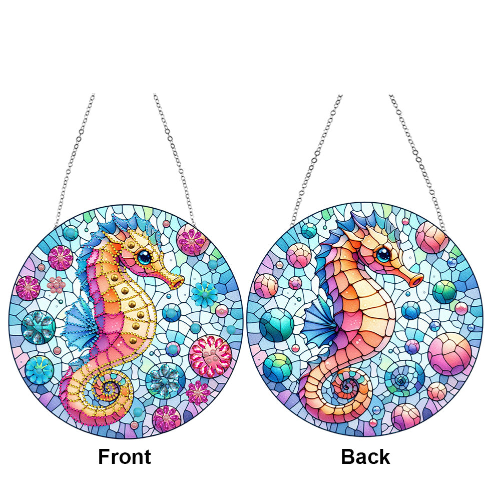 Animal Diamond Painting Suncatcher DIY Diamond Painting Kit for Home Wall Decor
