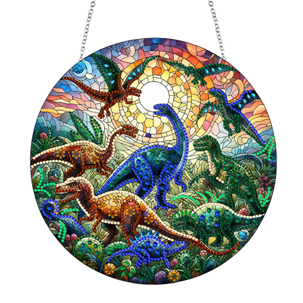 Animal Diamond Painting Suncatcher DIY Diamond Painting Kit for Home Wall Decor