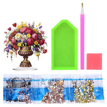 Load image into Gallery viewer, Flower Bouquet Handmade 5D DIY Diamond Art Tabletop Decorations for Office Decor
