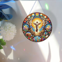 Load image into Gallery viewer, Holy Mother/Jesus Single-Side Diamond Art Hanging Pendant Window Office Decor
