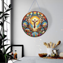 Load image into Gallery viewer, Holy Mother/Jesus Single-Side Diamond Art Hanging Pendant Window Office Decor
