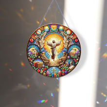 Load image into Gallery viewer, Holy Mother/Jesus Single-Side Diamond Art Hanging Pendant Window Office Decor
