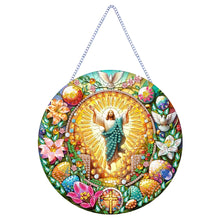 Load image into Gallery viewer, Holy Mother/Jesus Single-Side Diamond Art Hanging Pendant Window Office Decor
