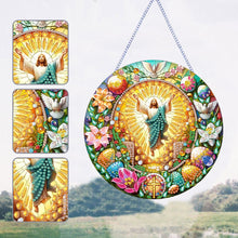 Load image into Gallery viewer, Holy Mother/Jesus Single-Side Diamond Art Hanging Pendant Window Office Decor
