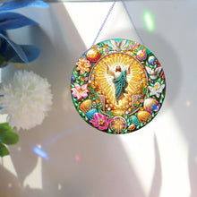 Load image into Gallery viewer, Holy Mother/Jesus Single-Side Diamond Art Hanging Pendant Window Office Decor
