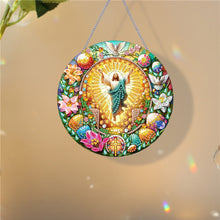 Load image into Gallery viewer, Holy Mother/Jesus Single-Side Diamond Art Hanging Pendant Window Office Decor
