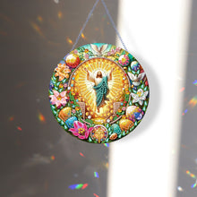 Load image into Gallery viewer, Holy Mother/Jesus Single-Side Diamond Art Hanging Pendant Window Office Decor
