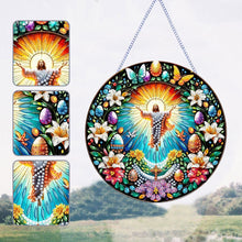Load image into Gallery viewer, Holy Mother/Jesus Single-Side Diamond Art Hanging Pendant Window Office Decor
