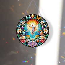 Load image into Gallery viewer, Holy Mother/Jesus Single-Side Diamond Art Hanging Pendant Window Office Decor
