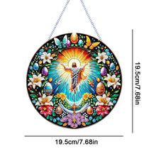Load image into Gallery viewer, Holy Mother/Jesus Single-Side Diamond Art Hanging Pendant Window Office Decor
