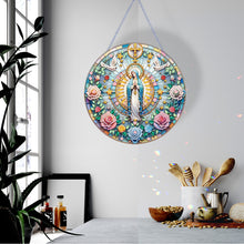 Load image into Gallery viewer, Holy Mother/Jesus Single-Side Diamond Art Hanging Pendant Window Office Decor
