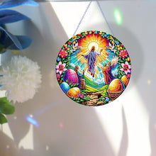 Load image into Gallery viewer, Holy Mother/Jesus Single-Side Diamond Art Hanging Pendant Window Office Decor
