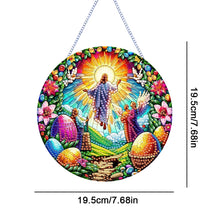 Load image into Gallery viewer, Holy Mother/Jesus Single-Side Diamond Art Hanging Pendant Window Office Decor
