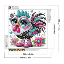 Load image into Gallery viewer, Diamond Painting - Partial Special Shaped - Colorful chicks (30*30CM)
