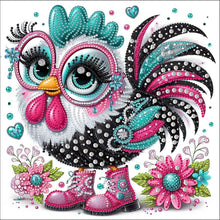 Load image into Gallery viewer, Diamond Painting - Partial Special Shaped - Colorful chicks (30*30CM)
