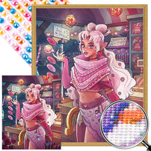 Load image into Gallery viewer, AB Diamond Painting - Full Round - fashion girl (40*50CM)
