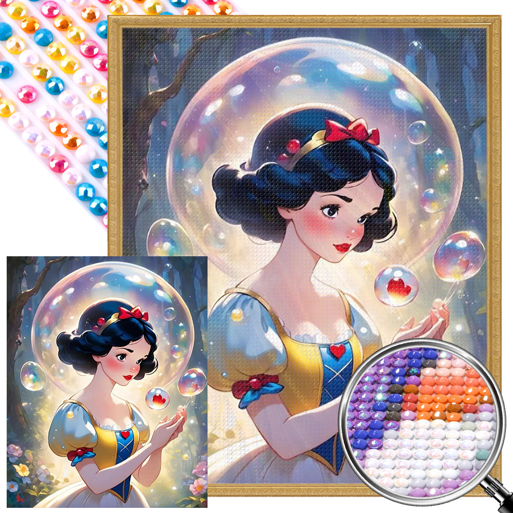 AB Diamond Painting - Full Round - Snow White in the Forest (40*50CM)