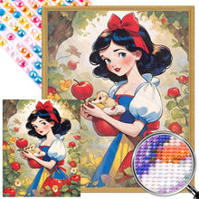 Load image into Gallery viewer, AB Diamond Painting - Full Round - Snow White in the Forest (40*50CM)
