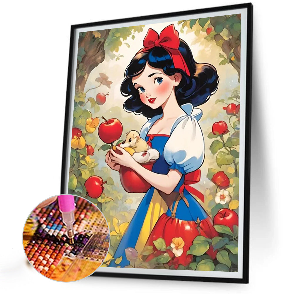 AB Diamond Painting - Full Round - Snow White in the Forest (40*50CM)