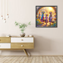 Load image into Gallery viewer, AB Diamond Painting - Full Round - midsommar girls (40*40CM)
