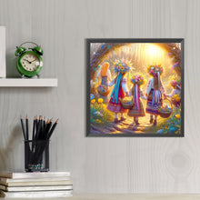Load image into Gallery viewer, AB Diamond Painting - Full Round - midsommar girls (40*40CM)
