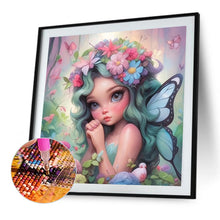Load image into Gallery viewer, AB Diamond Painting - Full Round - butterfly elf girl (40*40CM)
