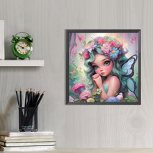 Load image into Gallery viewer, AB Diamond Painting - Full Round - butterfly elf girl (40*40CM)
