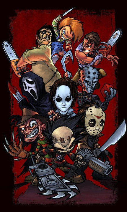 AB Diamond Painting - Full Round - All Villains (40*65cm)