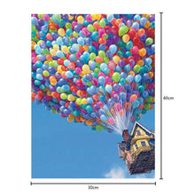 Load image into Gallery viewer, Balloon House 30*40CM(Canvas) Partial Round Drill Diamond Painting
