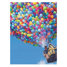 Load image into Gallery viewer, Balloon House 30*40CM(Canvas) Partial Round Drill Diamond Painting
