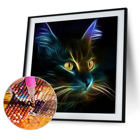 Cat Room 30*30CM(Canvas) Round Drill Diamond Painting
