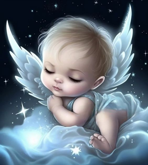AB Diamond Painting - Full Round - angel (40*50CM)